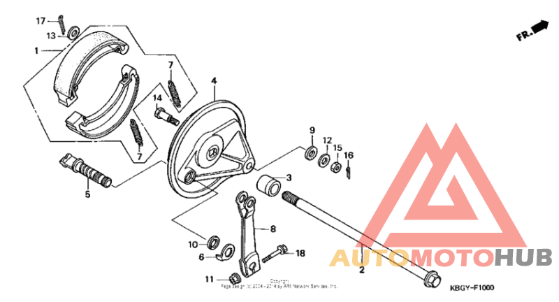 Задний тормоз