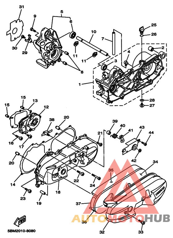 Картер двигателя