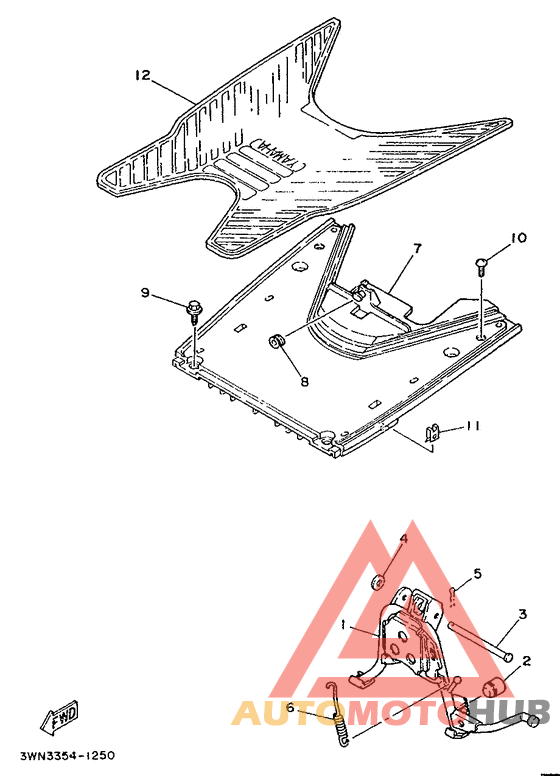 Stand. footrest
