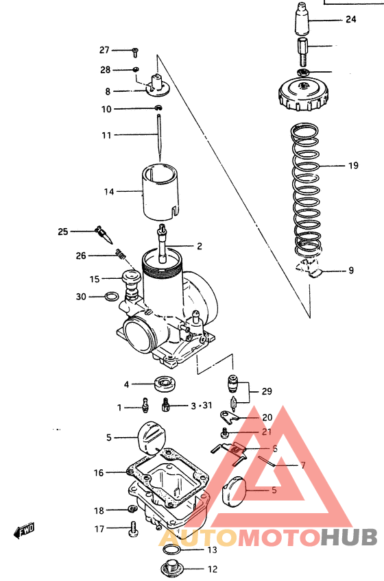 Carburetor assy