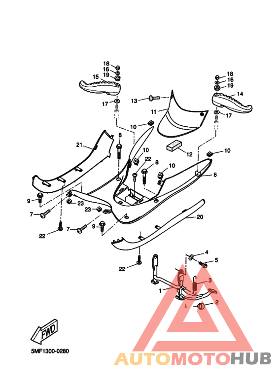 Support & repose pied