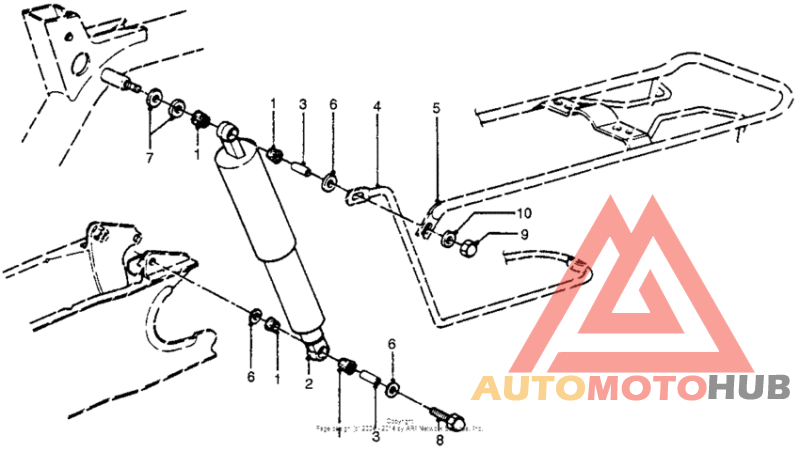 Rear shock absorber 82
