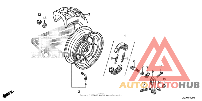 Переднее колесо