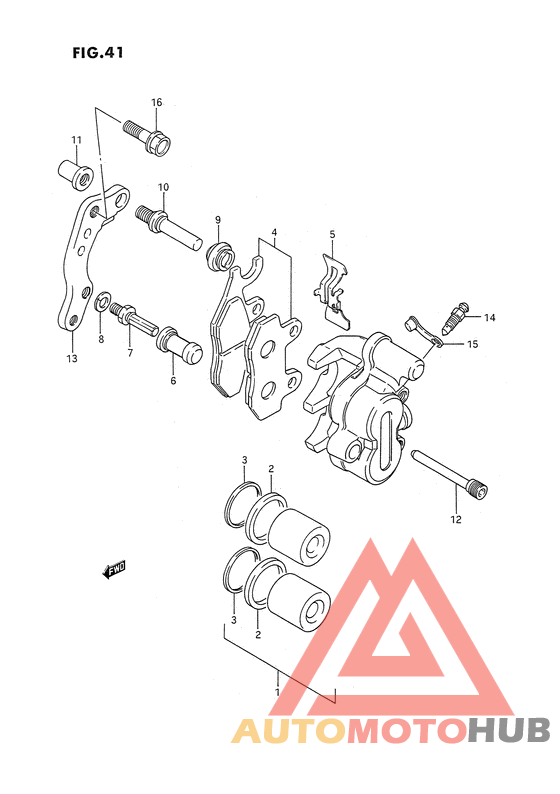 Передний суппорт