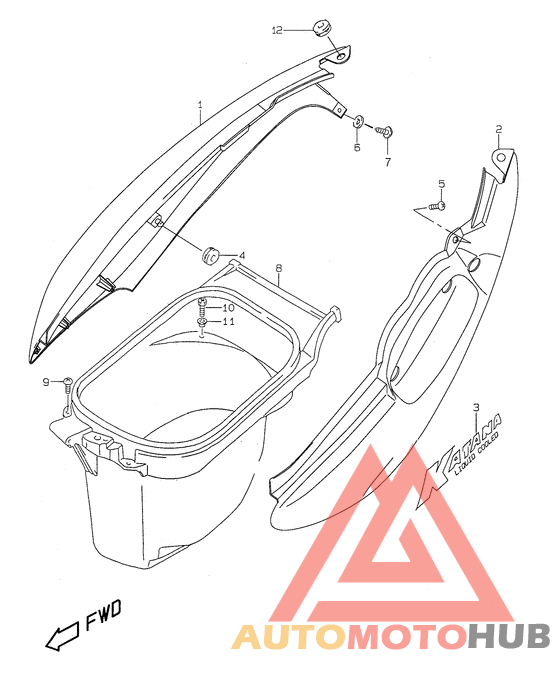 Обтекатель задний