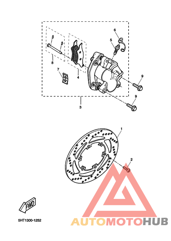 Передний суппорт