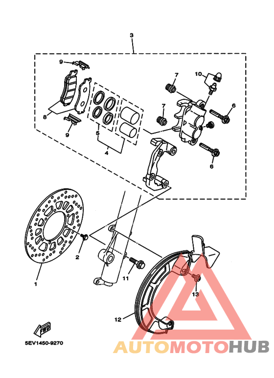 Передний суппорт