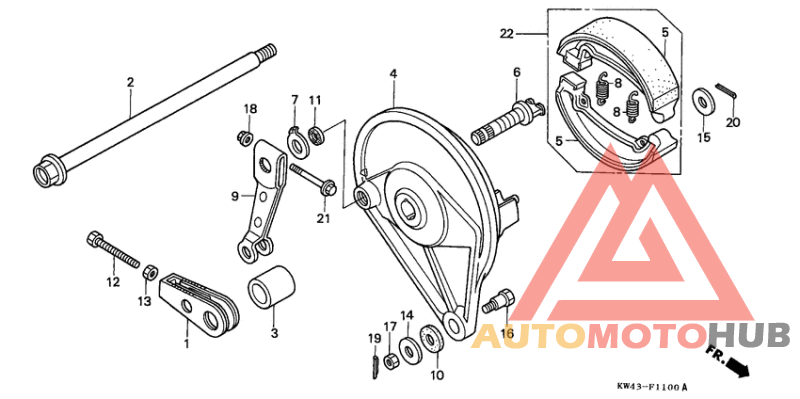 Задний тормоз