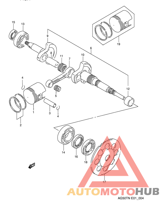 Вал коленчатый
