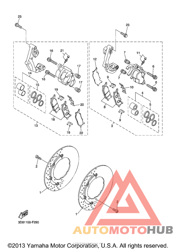 Передний суппорт