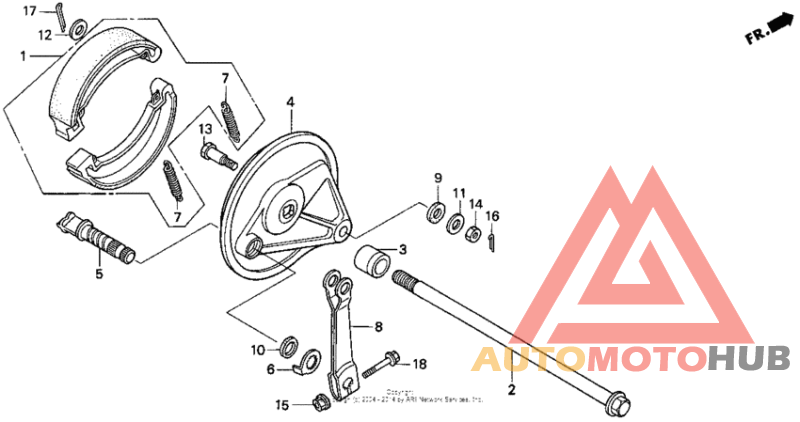 Задний тормоз