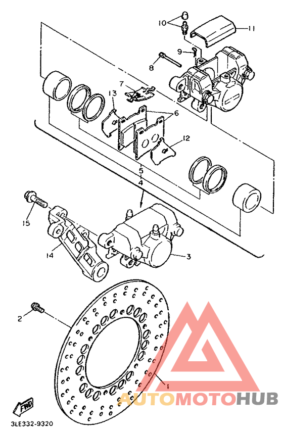 Задний суппорт