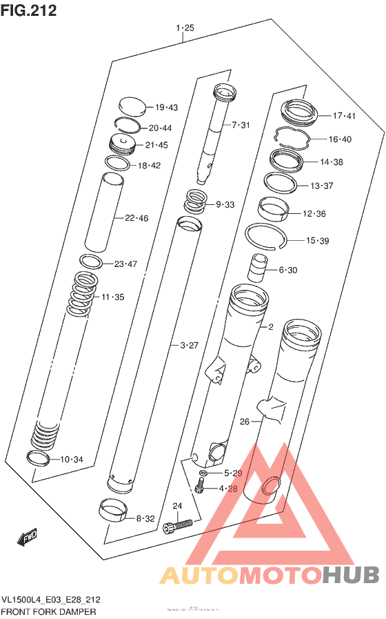 Front Fork Damper (Vl1500L4 E33)