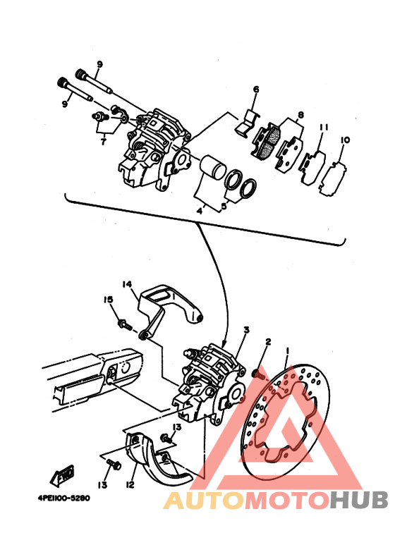 Задний суппорт