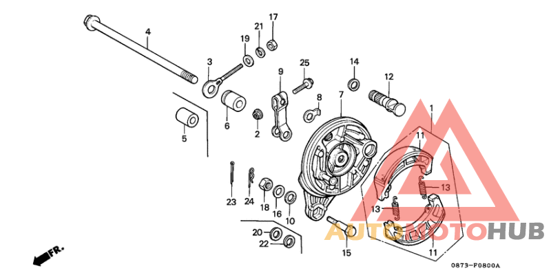 Задний тормоз