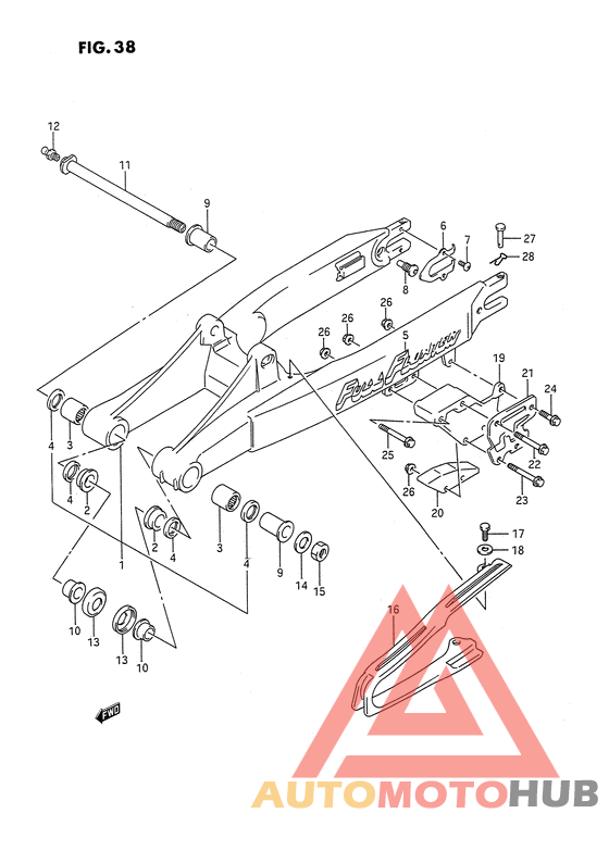 Маятник задний