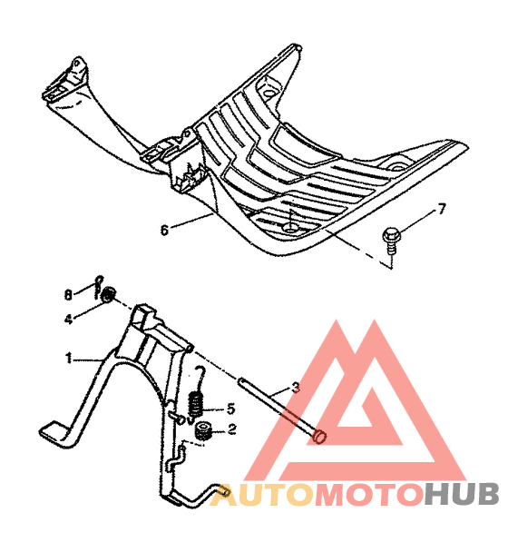 Stand. footrest
