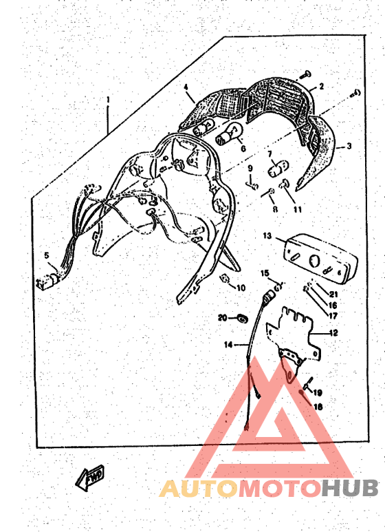 Taillight unit ass`y