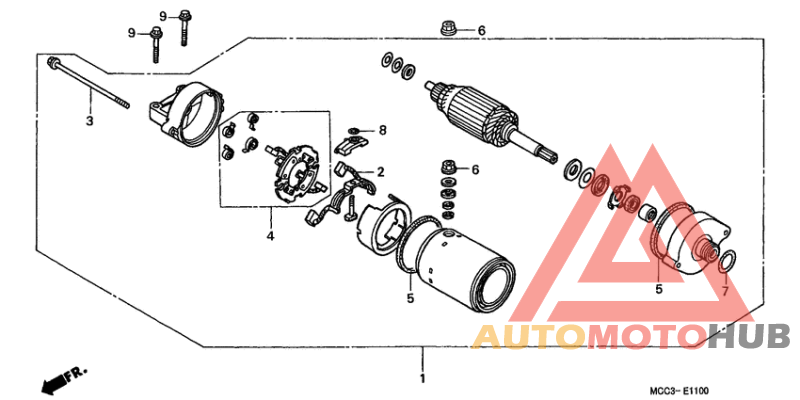 Стартерный мотор