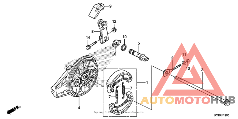 Задний тормоз