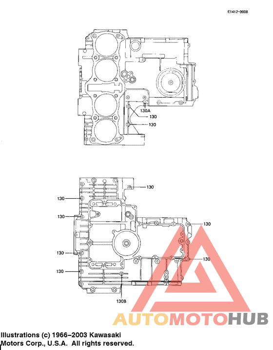 Crankcase bolt & stud pattern