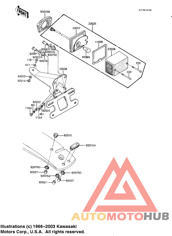 Taillight unit ass`y