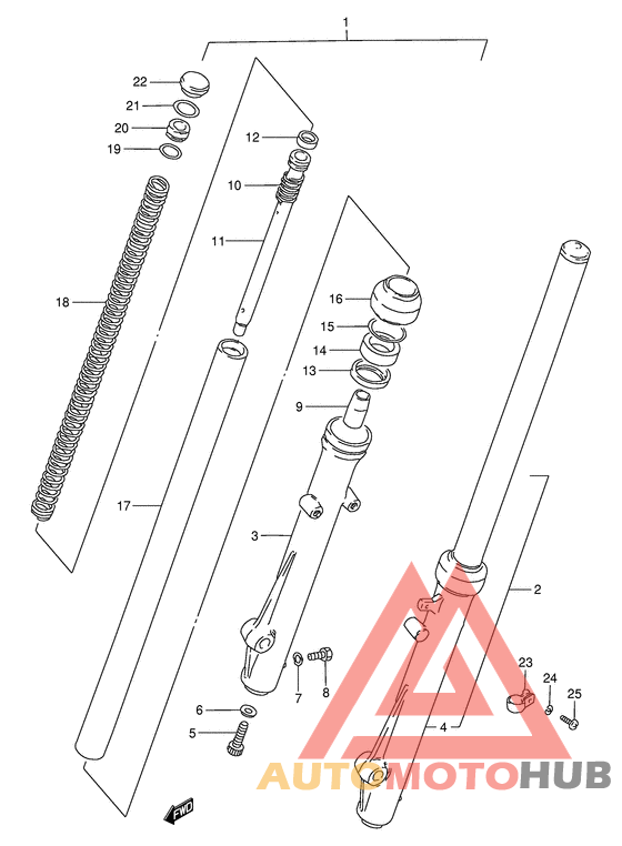 Передняя вилка