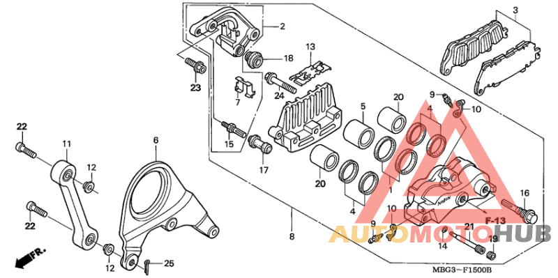 Задний суппорт