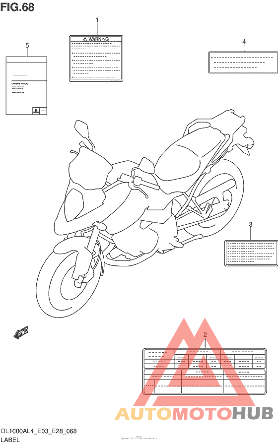 Label (Dl1000Al4 E03)