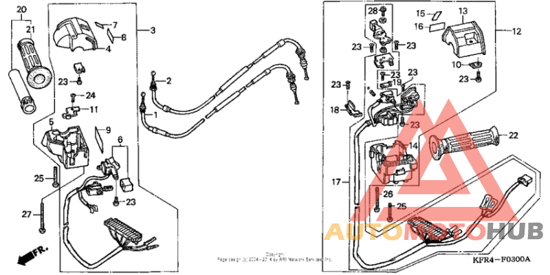 Handle switch + cable
