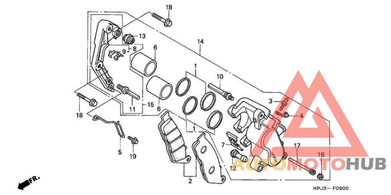Передний суппорт