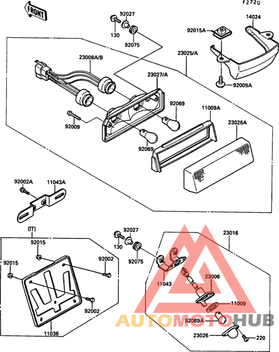 Задний фонарь