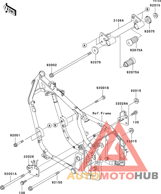 Крепление двигателя