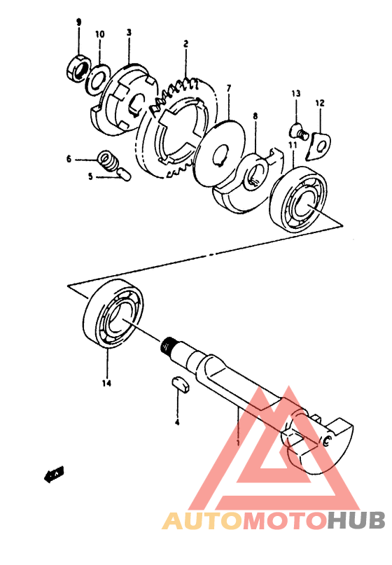 Балансир кривошипа