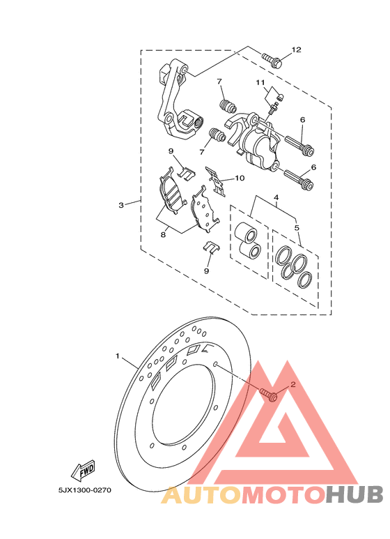 Передний тормоз