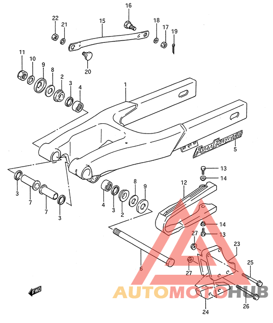 Маятник задний