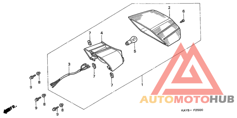 Taillight unit ass`y