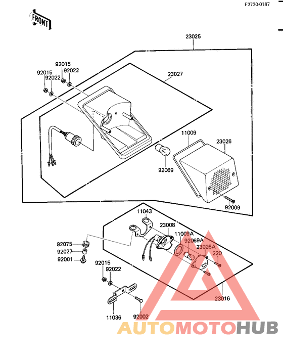 Taillight unit ass`y