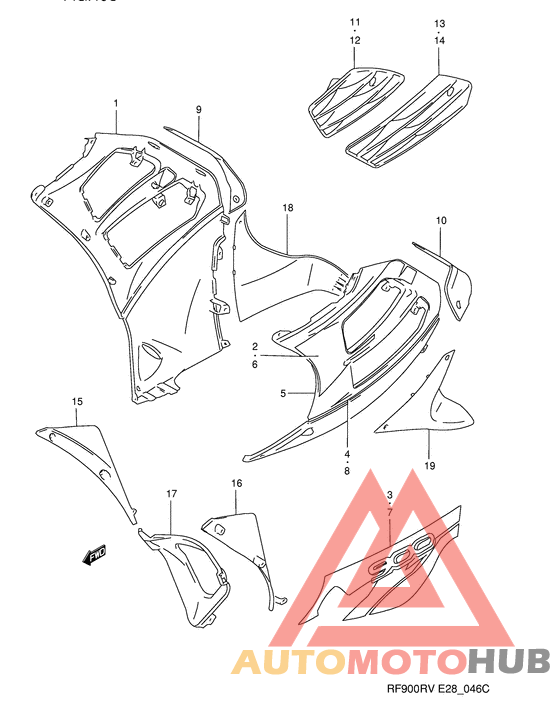 Under cowling body