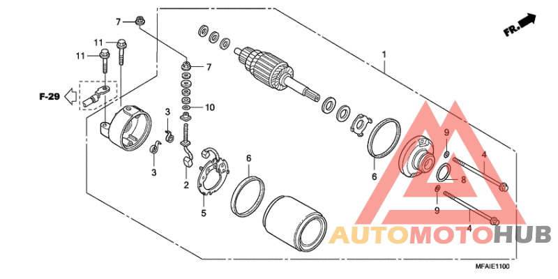 Стартерный мотор