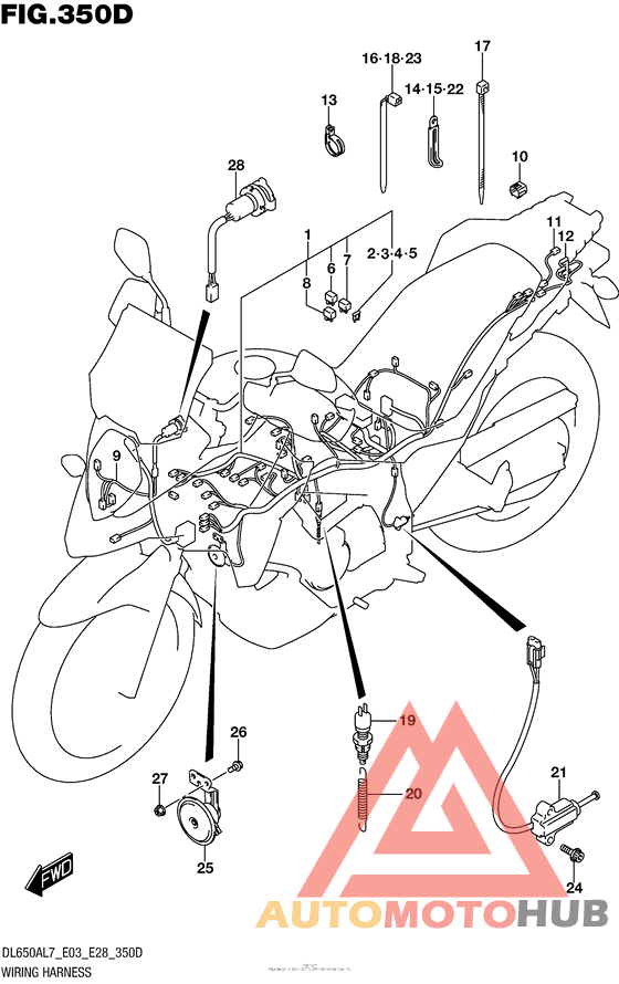 Wiring Harness (Dl650Xal7 E03)