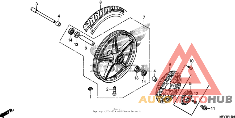 Front wheel (2)