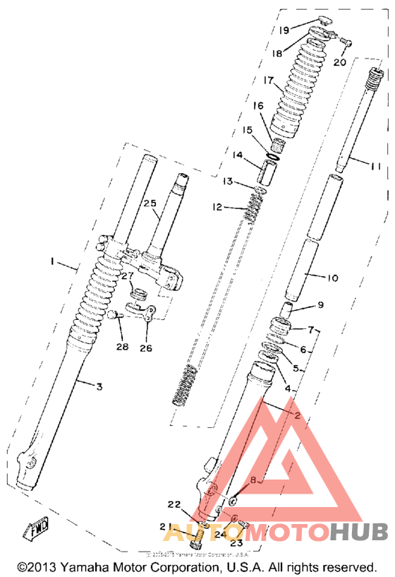 Передняя вилка
