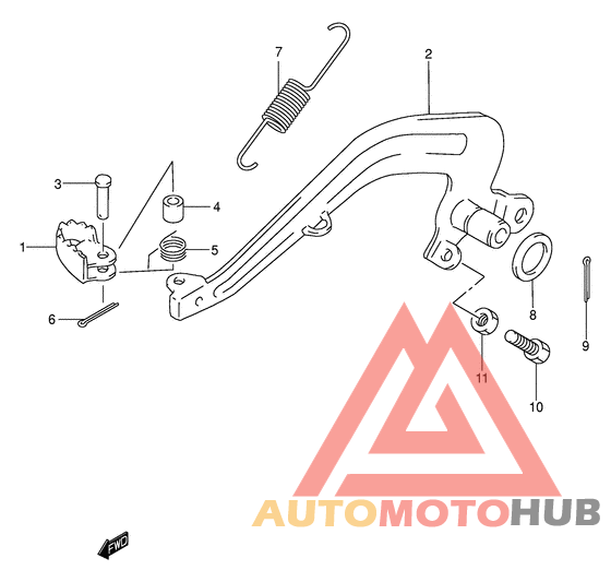Передний суппорт