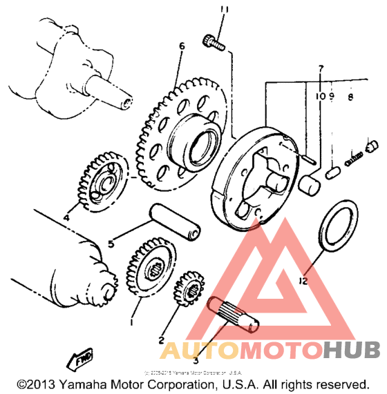 Муфта стартера