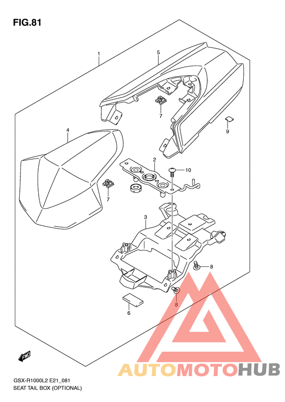 Seat tail box