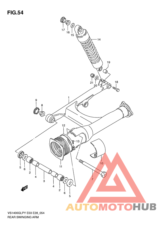 Маятник задний