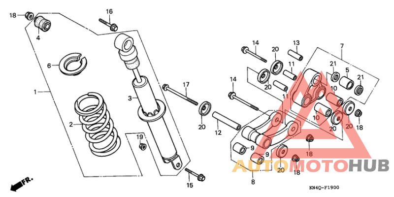 Rear cushion