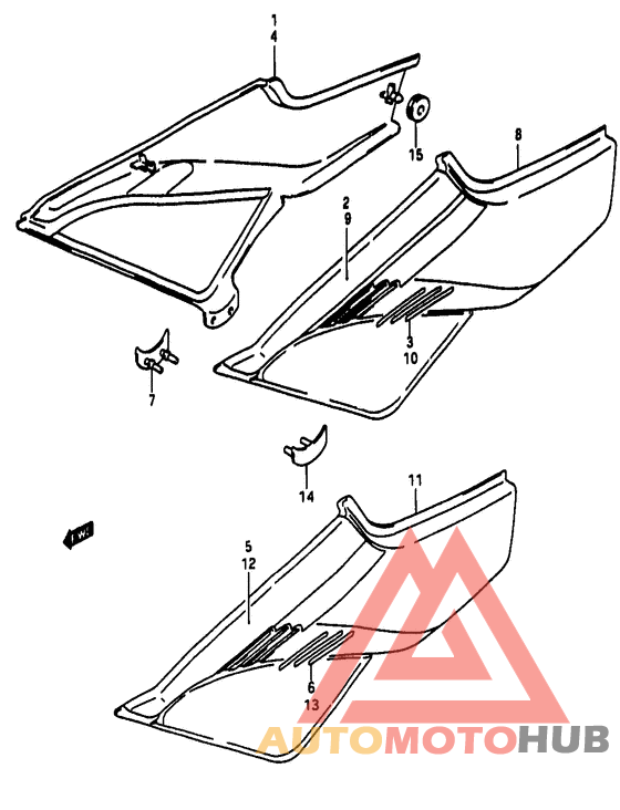 Обтекатель задний