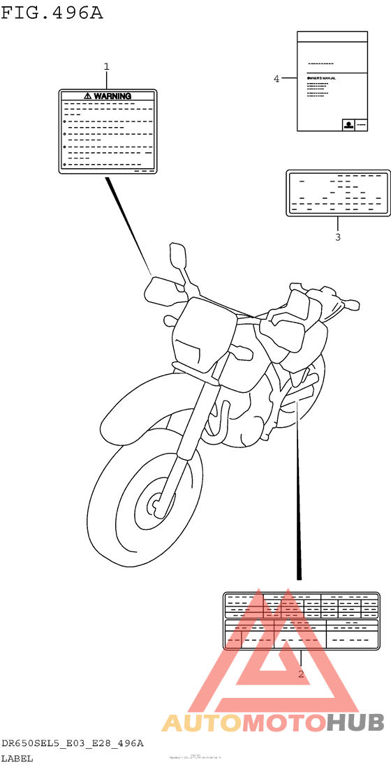 Label (Dr650Sel5 E03)